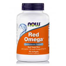 Red Omega 1000mg με CoQ10 & Omega-3 Fish Oil 90 μαλακές κάψουλες - Now