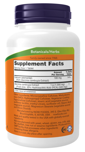 Now Foods Garcinia 1000mg 120tabs