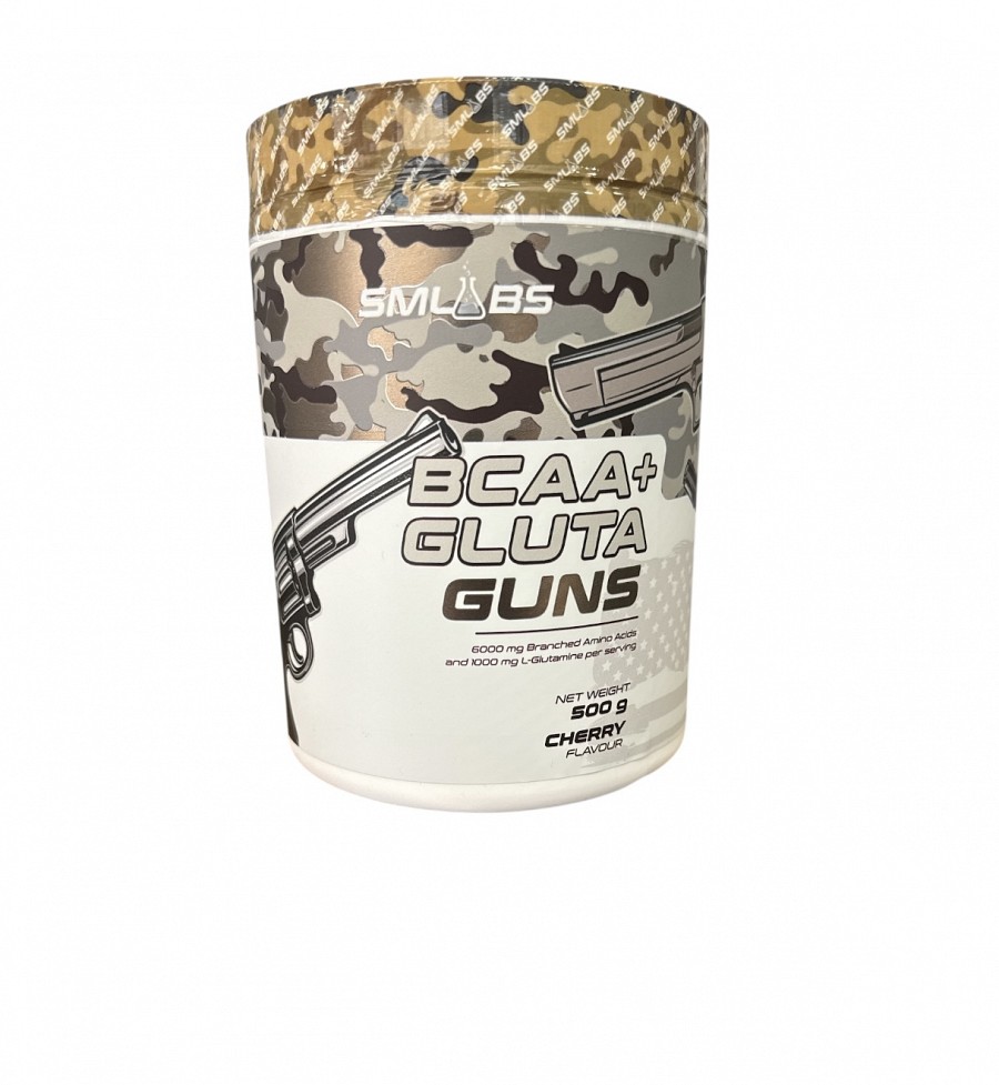 SMLABS Bcaa + Gluta Guns Cherry Flavour 500g