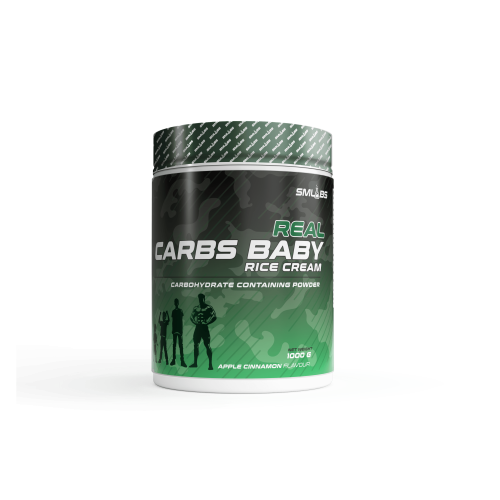Smlabs Real Carbs Baby Rice Cream 1000g Apple Cinnamon flavour