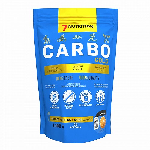 7Nutrition CARBO Gold 1000 g Orange