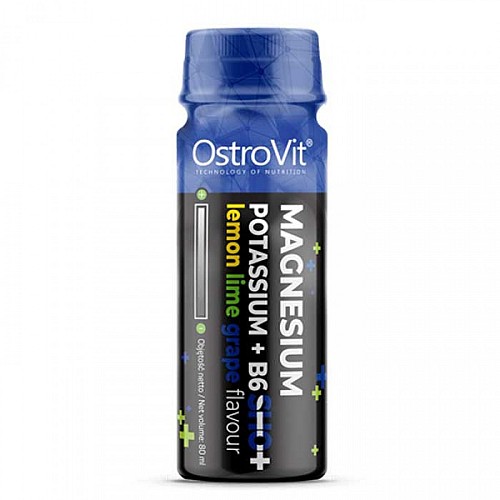 Magnesium Potassium + B6 Shot 80ml lemon lime - OstroVit